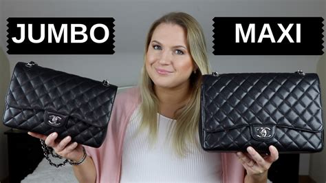 chanel vintage maxi vs jumbo|chanel size comparison.